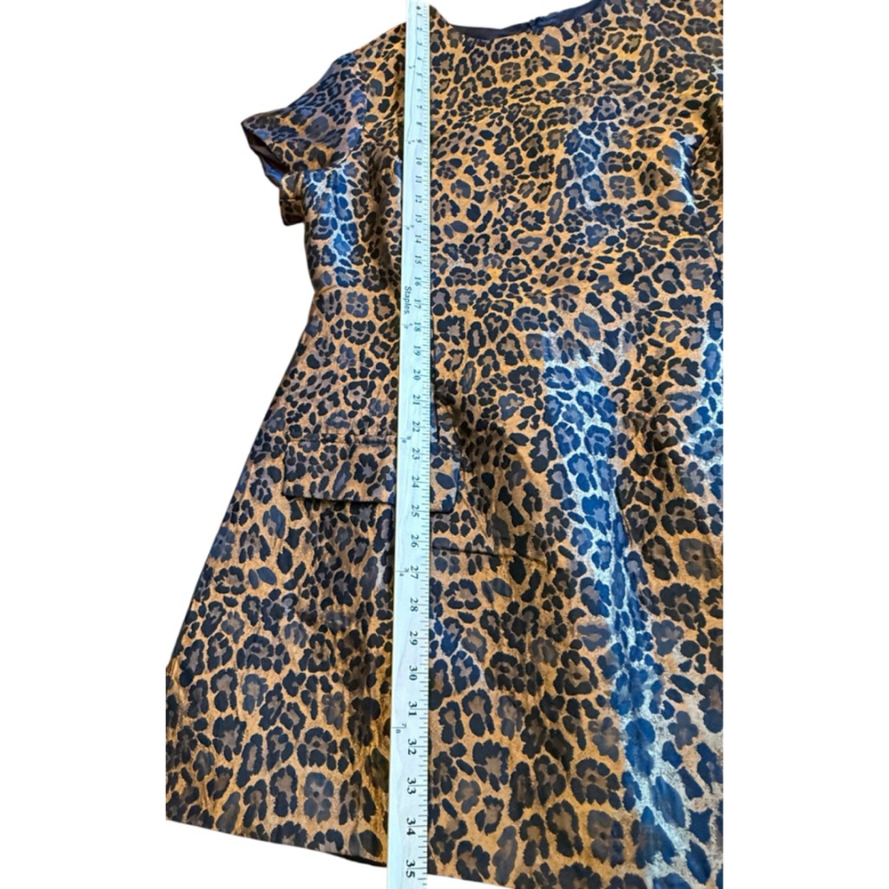 Fashion Nova Leopard Print Mini Dress 2X Brown Black NWT - Picture 15 of 16